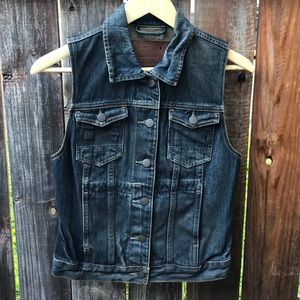 All Saints - Easy Trucker Denim Vest - S